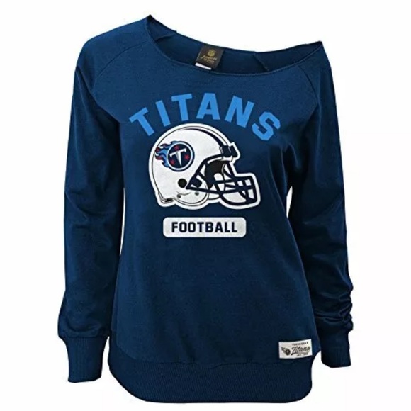 NWT [Outerstuff] Tennessee Titans NFL Boatneck Shrug Pullover Juniors Sz XS 0/1 - Picture 2 of 6